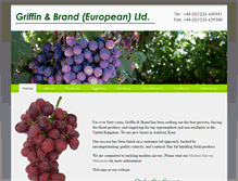 Tablet Screenshot of griffin-brand.co.uk